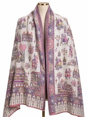 kanni Woolen Reversible Shawl